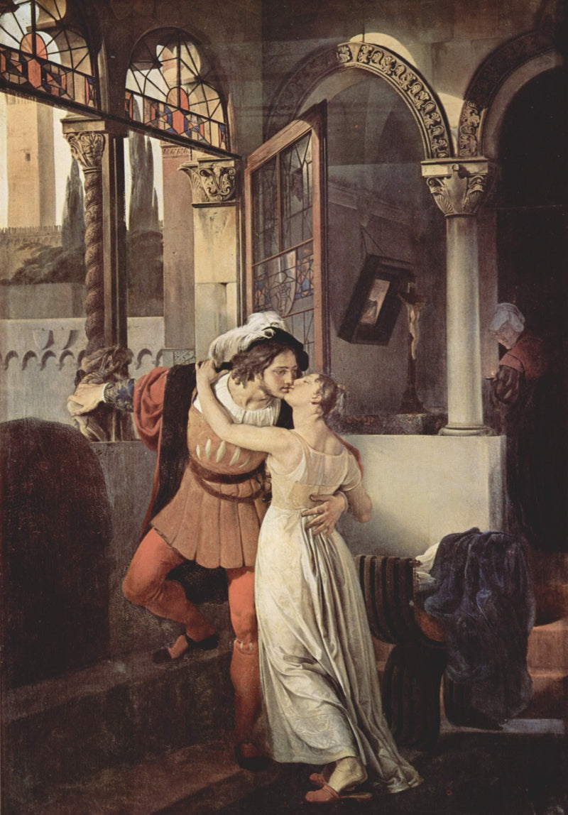 The last kiss of Romeo and Juliet by Francesco Hayez — Oil Painting Reproduction