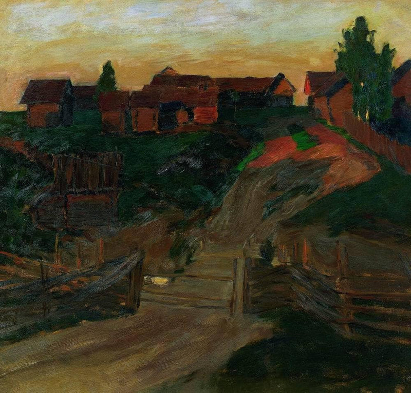 The last rays of the sun by Isaac Levitan — Oil Painting Reproduction