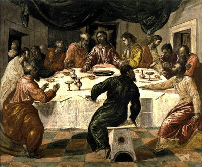 The Last Supper in kitchen