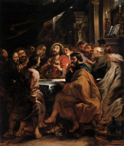 The Last Supper in living room