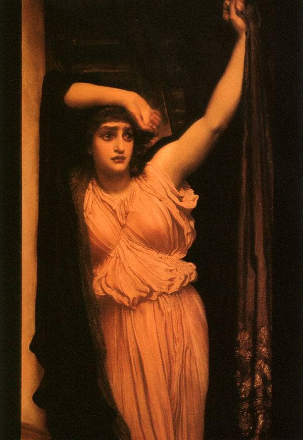 The Last Watch of Hero by Frederic Leighton — Oil Painting Reproduction
