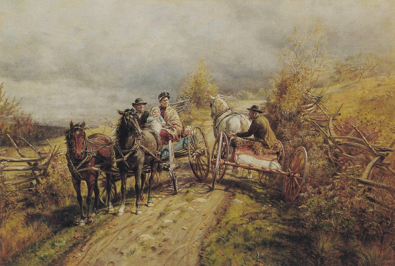 The Latest Village Scandal by Edward Lamson Henry — Oil Painting Reproduction
