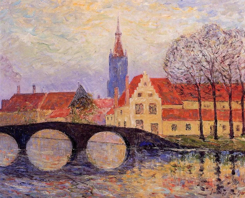 The Leguenay Bridge by Maxime Maufra — Oil Painting Reproduction