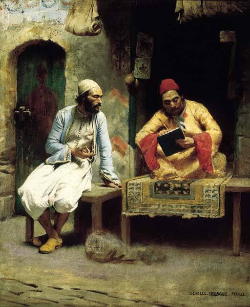 the Letter by Charles Sprague Pearce — Oil Painting Reproduction