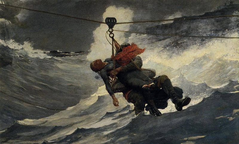 The Life Line by Winslow Homer — Oil Painting Reproduction