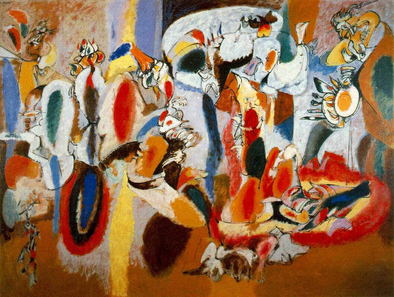 The Liver is the Cock's Comb by Arshile Gorky — Oil Painting Reproduction