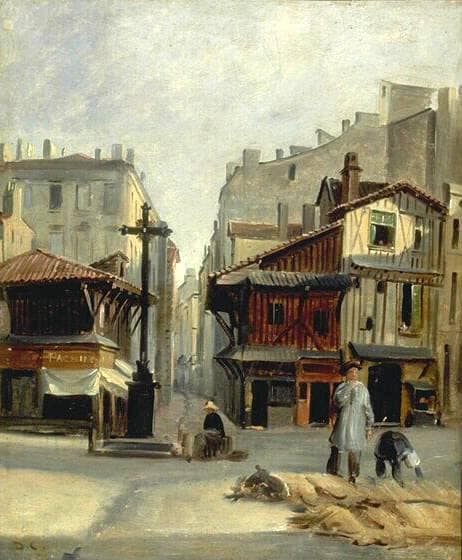 The Livestock Market by Alexandre-Gabriel Decamps — Oil Painting Reproduction