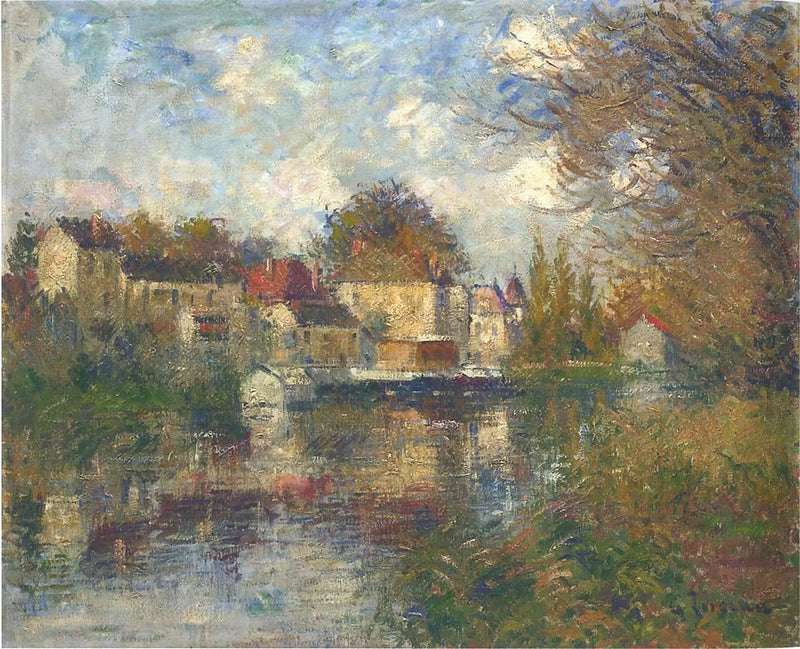 The Loing at Moret by Gustave Loiseau — Oil Painting Reproduction