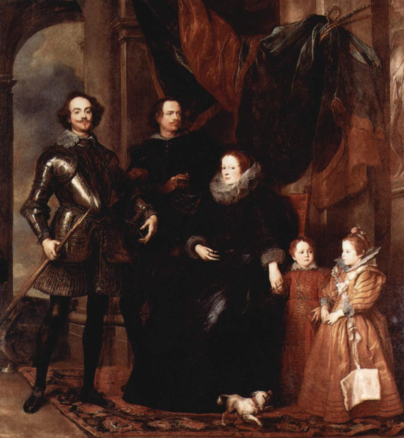 The Lomellini Family by Anthony van Dyck, Oil Painting Reproduction