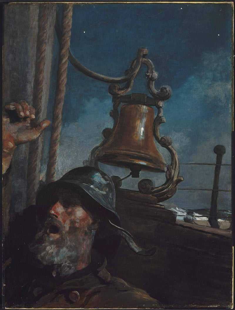 The Lookout â "All's Well" by Winslow Homer — Oil Painting Reproduction