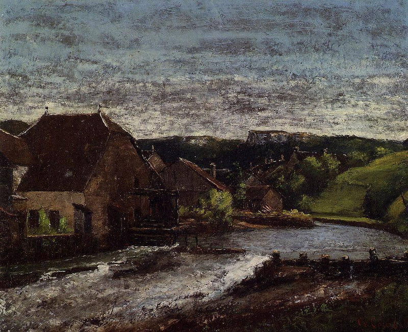 The Loue Valley by Gustave Courbet — Oil Painting Reproduction