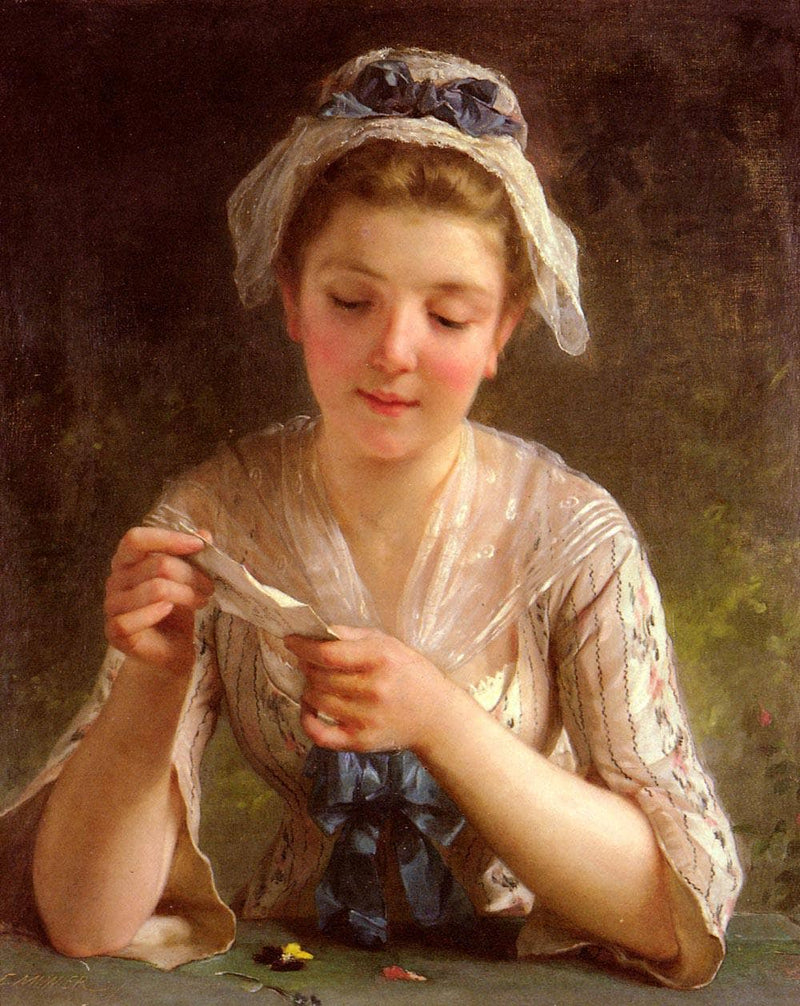 The love letter by Émile Munier — Oil Painting Reproduction