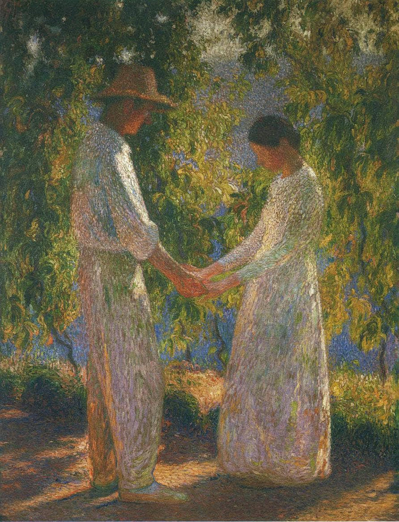 The Lovers by Henri Martin — Oil Painting Reproduction