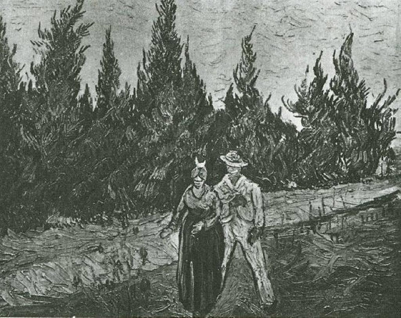The Lovers The Poet s Garden IV by Vincent van Gogh — Oil Painting Reproduction