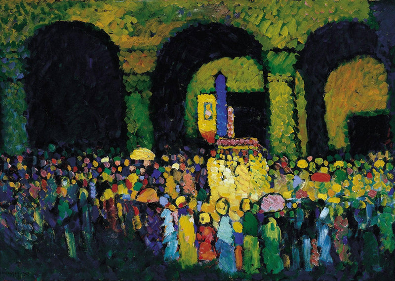 The Ludwigskirche in Munich by Wassily Kandinsky — Oil Painting Reproduction