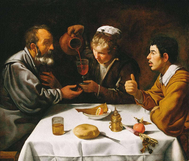 The Lunch by Diego Velazquez — Oil Painting Reproduction