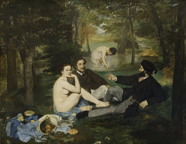 Luncheon on the Grass, by Édouard Manet, Oil on canvas, 1863
