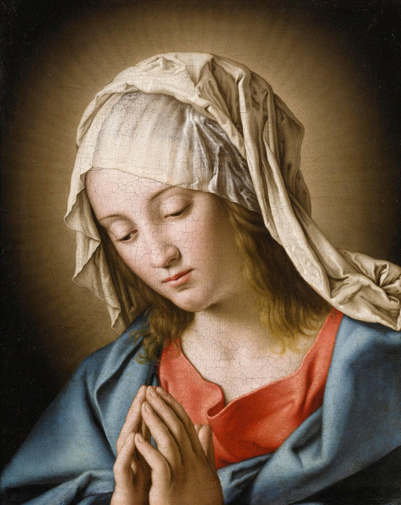 Madonna in Prayer by Sassoferrato — Oil Painting Reproduction