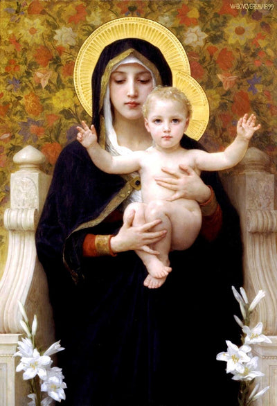 The Madonna of the Lilies in apartment