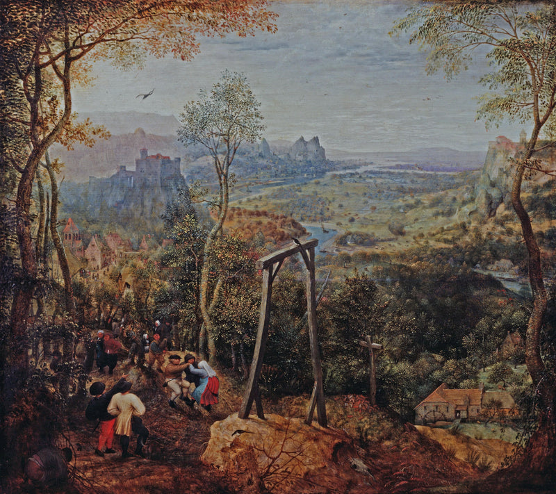 The Magpie on the Gallows by Pieter Bruegel the Elder — Oil Painting Reproduction
