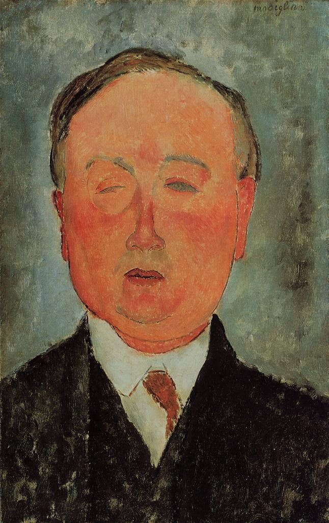 The Man with the Monocle by Amedeo Modigliani — Oil Painting Reproduction