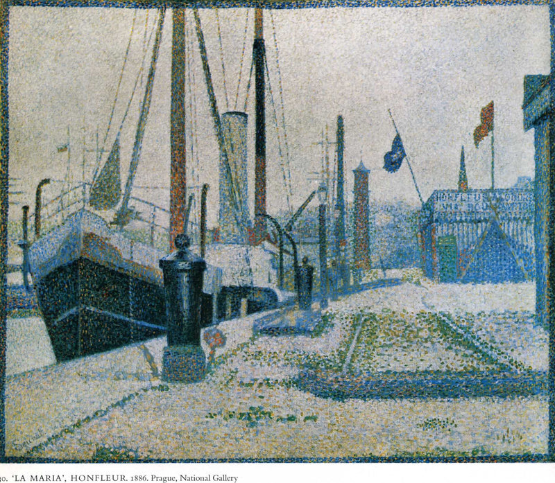 The Maria, Honfleur by Georges Seurat — Oil Painting Reproduction