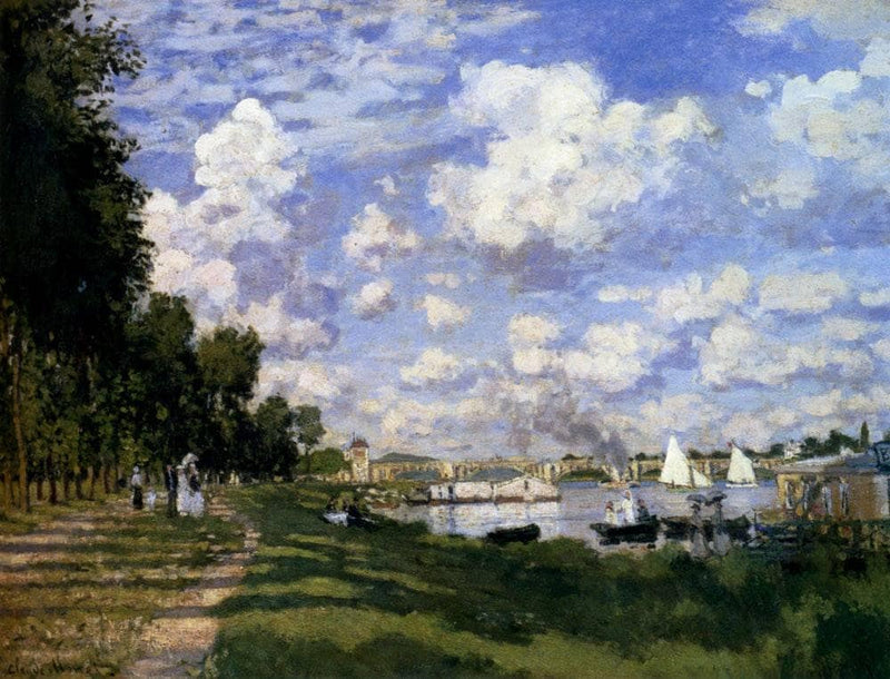 The Marina at Argenteuil by Claude Monet — Oil Painting Reproduction