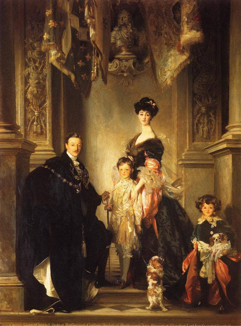The Marlborough Family by John Singer Sargent — Oil Painting Reproduction