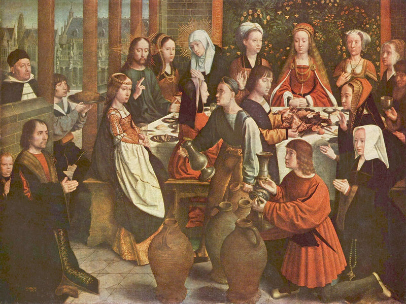 The Marriage at Cana by Gerard David — Oil Painting Reproduction