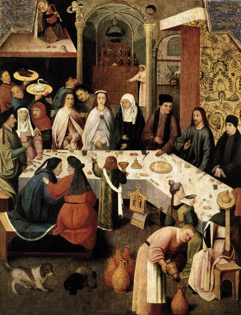 The Marriage Feast at Cana by Hieronymus Bosch — Oil Painting Reproduction