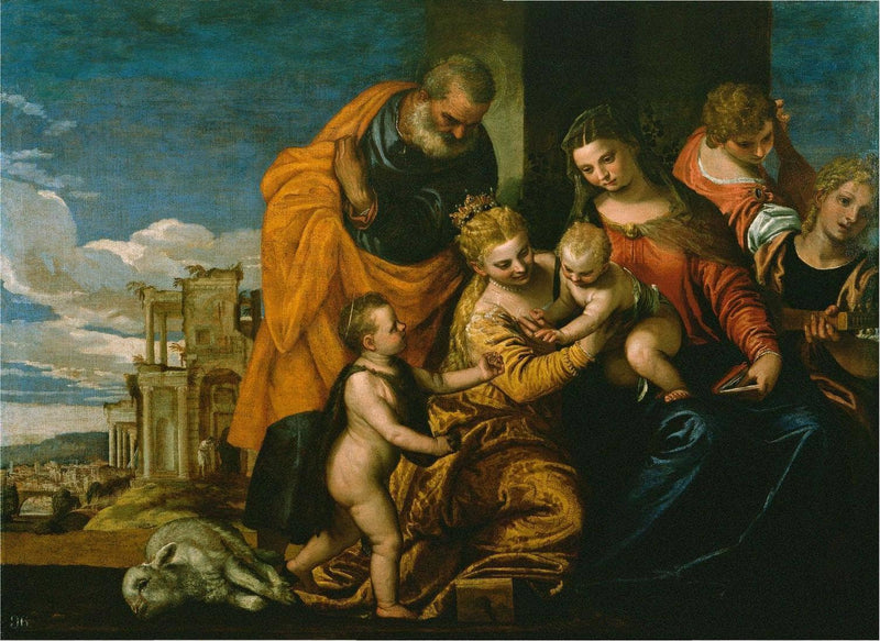 The Marriage of Saint Catherine by Paolo Veronese, Oil Painting Reproduction