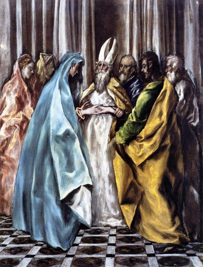 The Marriage of the Virgin by El Greco — Oil Painting Reproduction
