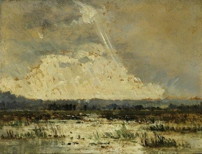 The Marsh in the Souterraine by Theodore Rousseau — Oil Painting Reproduction