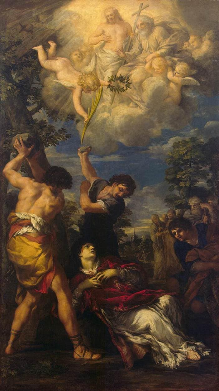 The Martyrdom of Saint Stephen by Pietro da Cortona — Oil Painting Reproduction