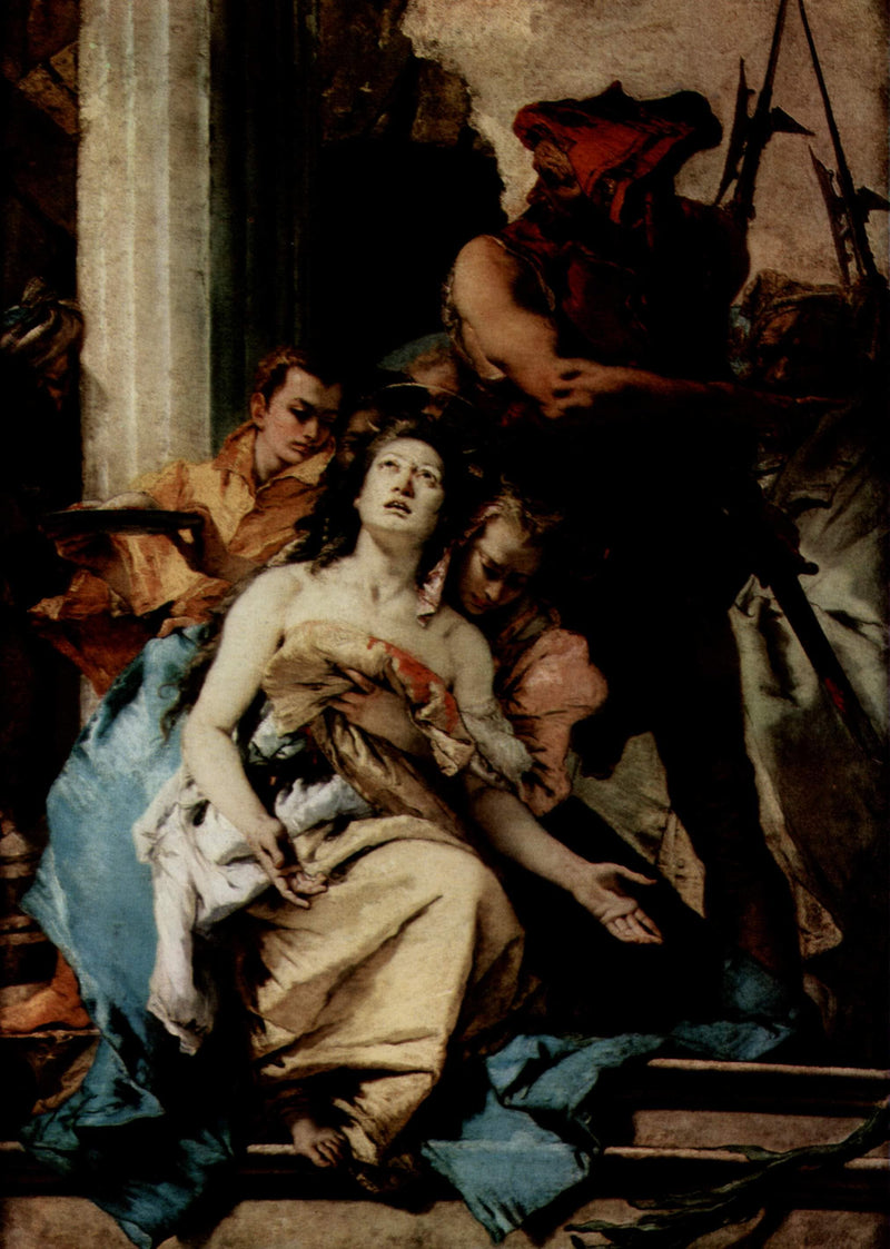 The Martyrdom of St Agatha by Giovanni Battista Tiepolo — Oil Painting Reproduction