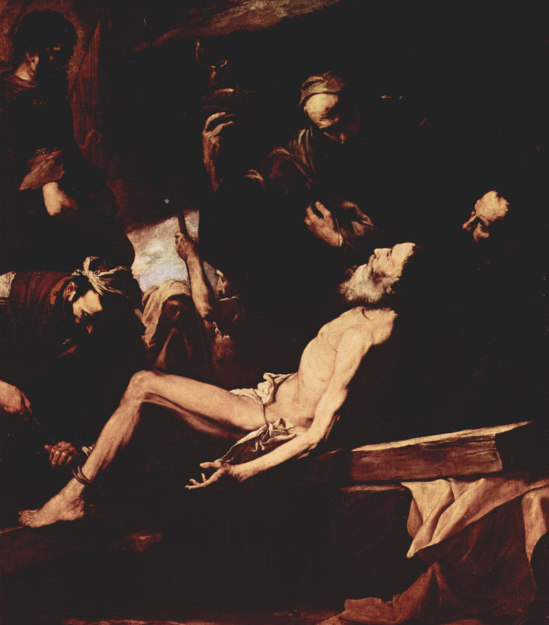 The Martyrdom of St. Andrew by Jusepe de Ribera — Oil Painting Reproduction