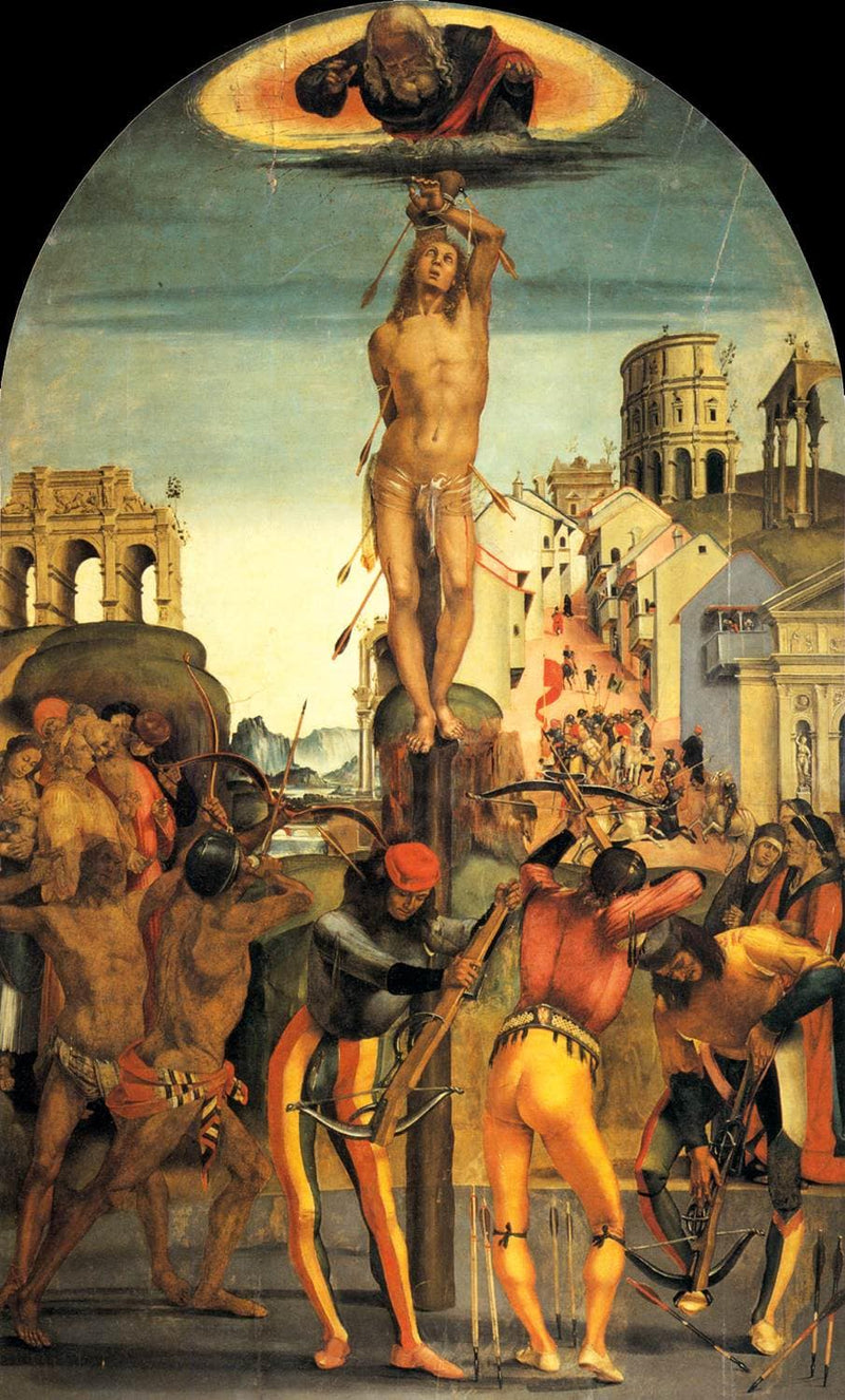 The Martyrdom of St. Sebastian by Luca Signorelli — Oil Painting Reproduction
