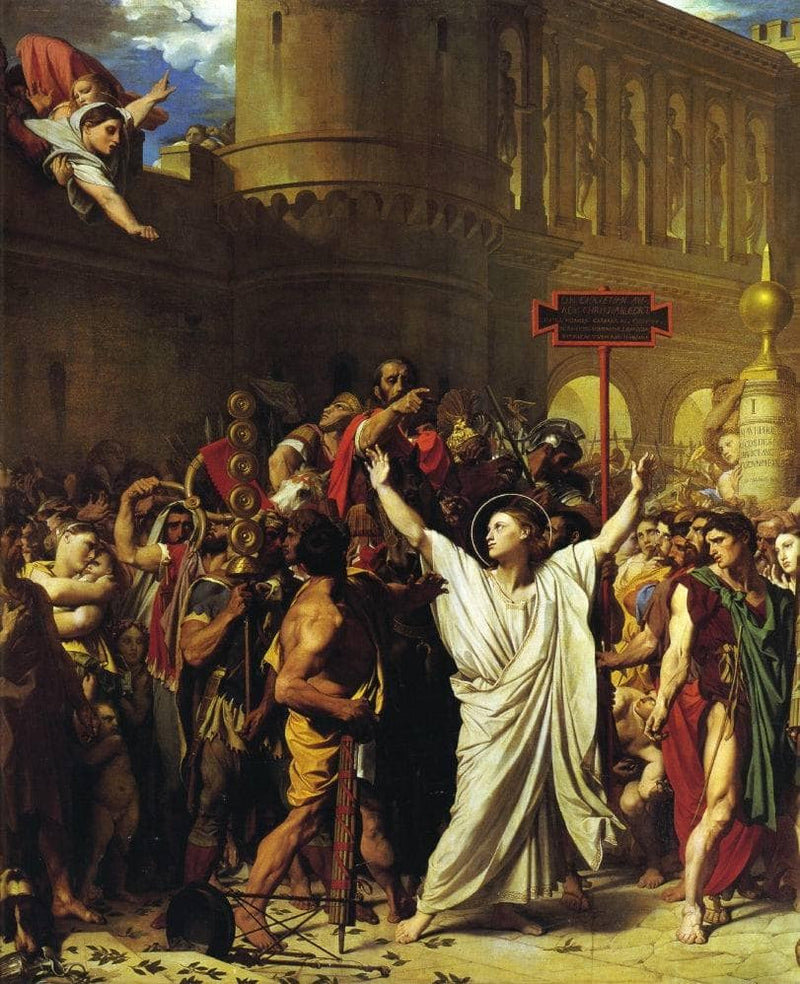 The Martyrdom of St. Symphorian by Jean Auguste Dominique Ingres — Oil Painting Reproduction