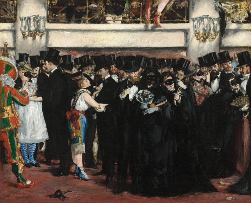 The Masked Ball at the Opera by Edouard Manet — Oil Painting Reproduction