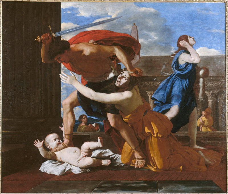 The Massacre of the Innocents by Nicolas Poussin — Oil Painting Reproduction
