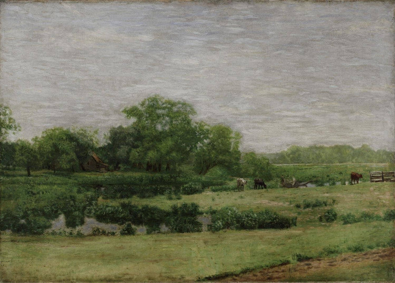 The Meadows, Gloucester, New Jersey by Thomas Eakins — Oil Painting Reproduction