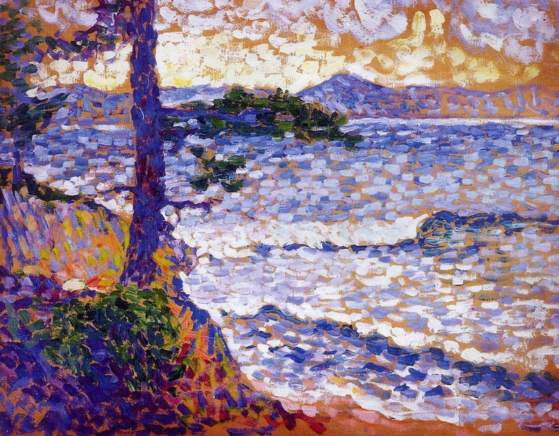 The Mediterranean Coast by Henri-Edmond Cross — Oil Painting Reproduction