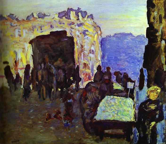 The Merchant of Four Seasons by Pierre Bonnard — Oil Painting Reproduction