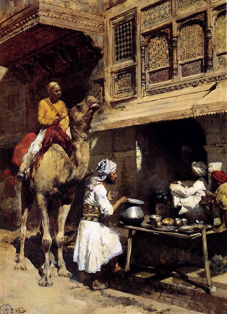 The Metalsmith's Shop by Edwin Lord Weeks — Oil Painting Reproduction