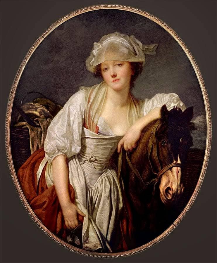 The Milkmaid by Jean-Baptiste Greuze — Oil Painting Reproduction