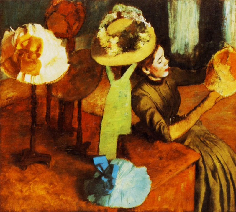 The Millinery Shop by Edgar Degas — Oil Painting Reproduction