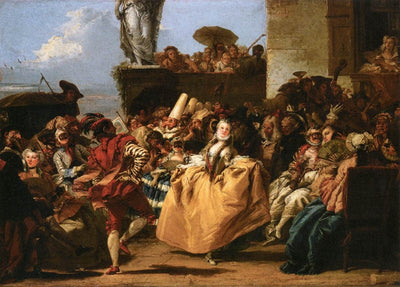The Minuet or Carnival Scene in bedroom
