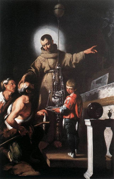 The Miracle of St. Diego of Alcantara in apartment