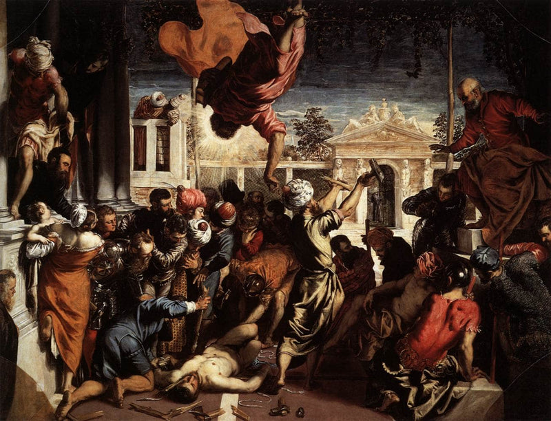 The Miracle of St Mark Freeing the Slave by Tintoretto — Oil Painting Reproduction