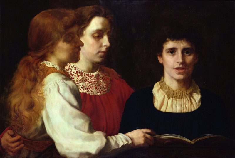 The Misses Santley by Henry Scott Tuke — Oil Painting Reproduction